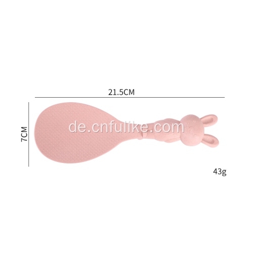 Kaninchenförmiger Plastiklöffel für Reis